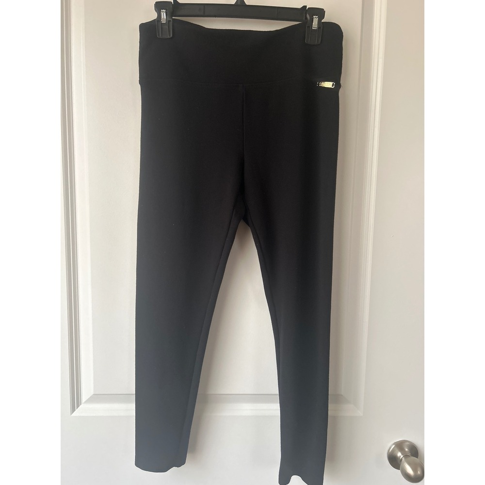 Calvin Klein Performance Womens Black Quick Dry High Waisted Leggings Large